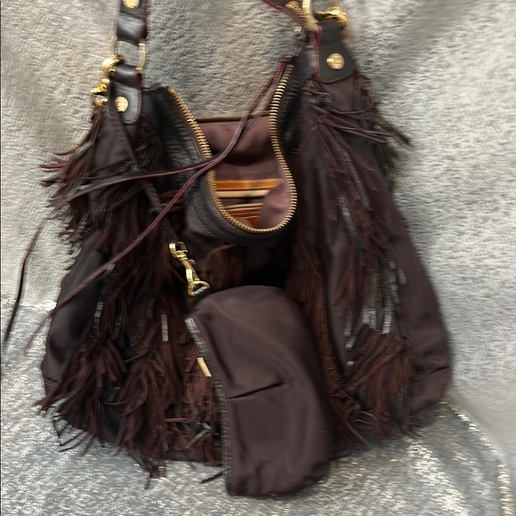 Mzwallace Fringe Leather Shoulder Bag - Brown - Picture 12 of 12